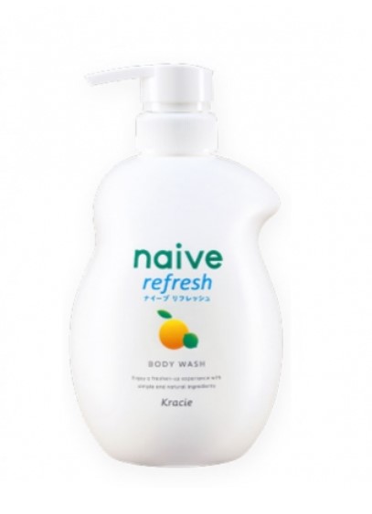 Жидкое мыло для тела, Kracie Naive Refresh, 450 мл