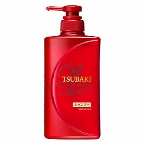 Shiseido Tsubaki Premium Moist Shampoo Шампунь для волос Увложняющий 490 мл