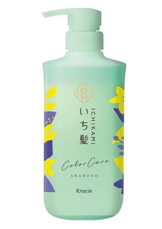 Шампунь для окрашенных волос, восстанавливающий, с ароматом горной сакуры, Kracie Ichikami, 480мл