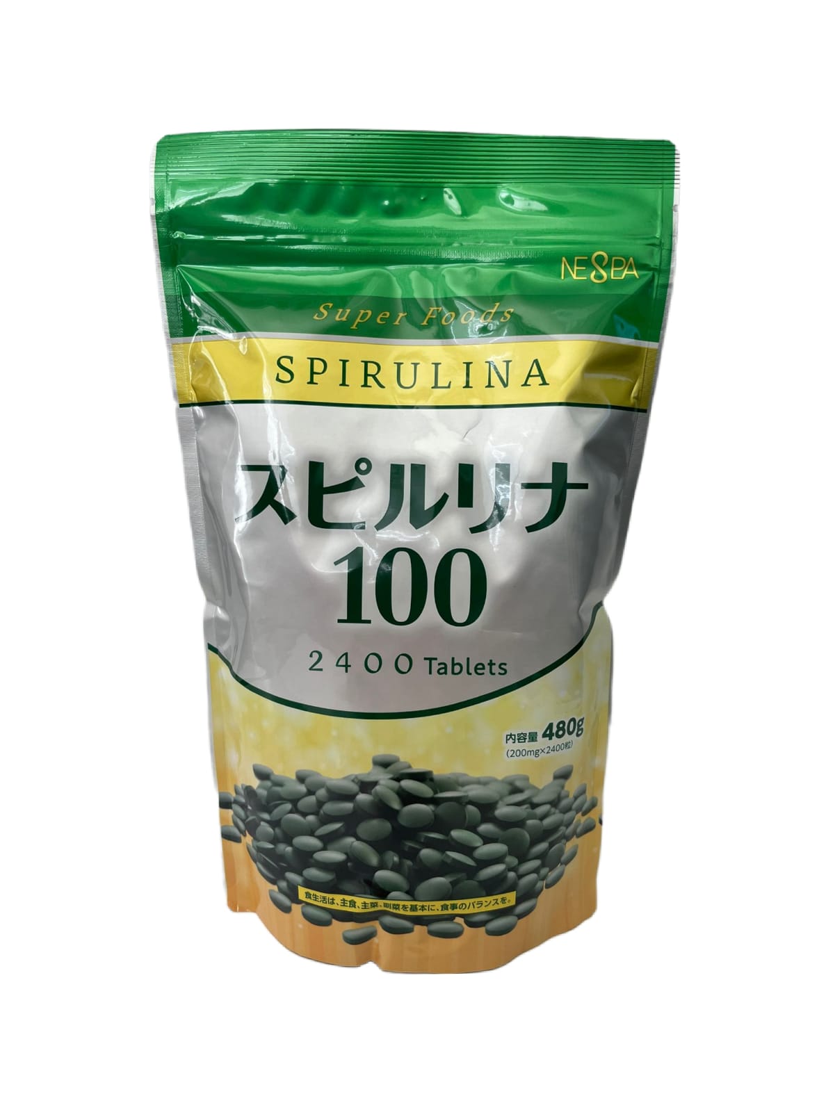 Спирулина 200 мг FINE JAPAN 2400 таблеток на 160 дней