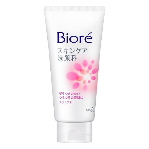 Пенка-скраб для лица Biore S Care Facial Cleanser Scrub, для всех типов кожи, 130 гр.