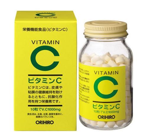 Натуральный Витамин С 1000 мг ORIHIRO 300 таблеток на 30 дней