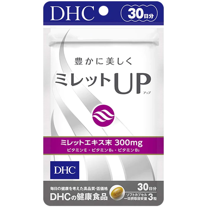 DHC Красота и здоровье волос Millet UP (90 капсул на 30 дней)